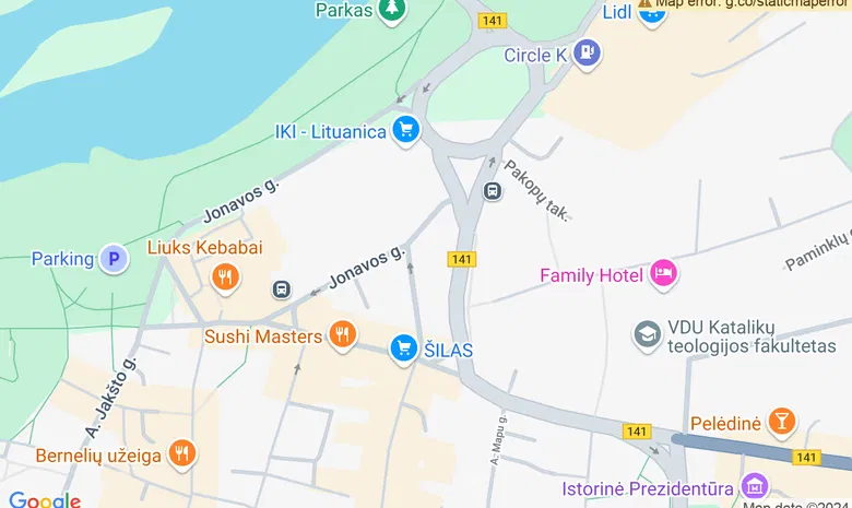 VŠĮ Senamiesčio vaikų centras žemėlapis
