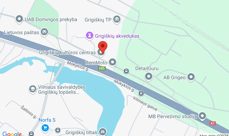 Grigiškių kultūros centras žemėlapis