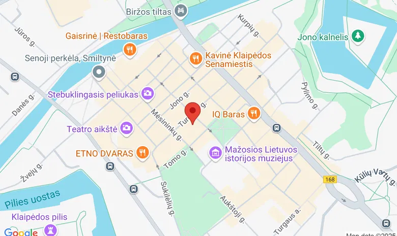 Klaipėdos miesto savivaldybės Imanuelio Kanto viešoji biblioteka  žemėlapis