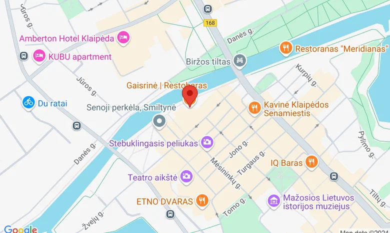 Restobaras Gaisrinė žemėlapis