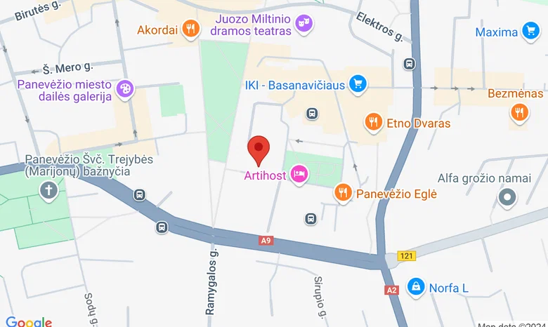 Indži Studija žemėlapis