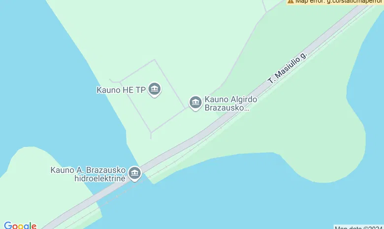 Kauno hidroelektrinė žemėlapis