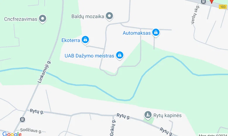 Pramonės g. žemėlapis