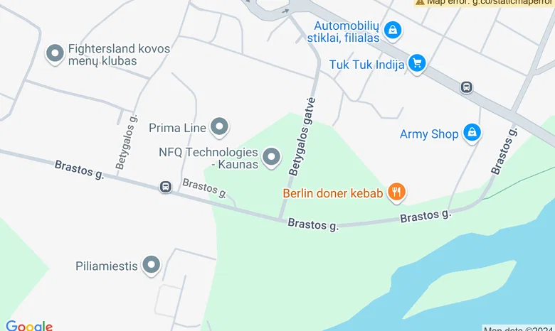 KAYAK biuras žemėlapis