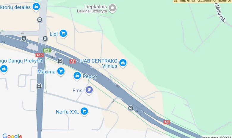 Kino zona Liepkalnyje žemėlapis