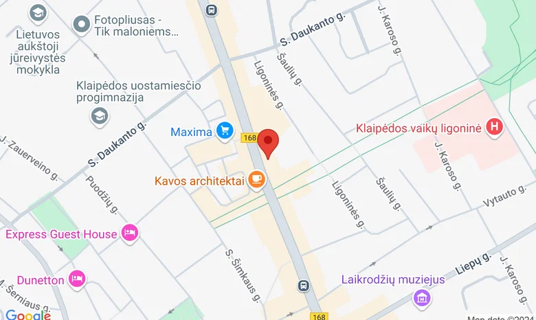 Bella Castella Klaipėda žemėlapis