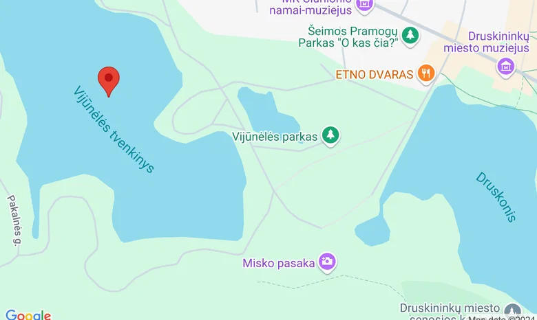 Prie Vijūnėlės tvenkinio  žemėlapis