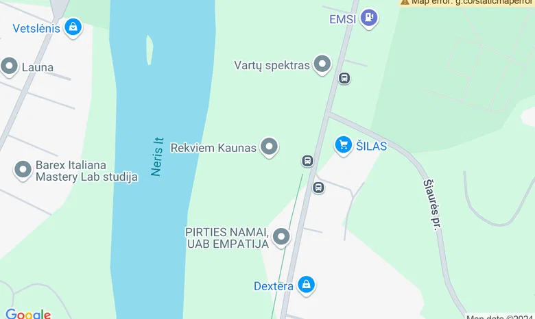 Rekviem atsisveikinimo namai žemėlapis