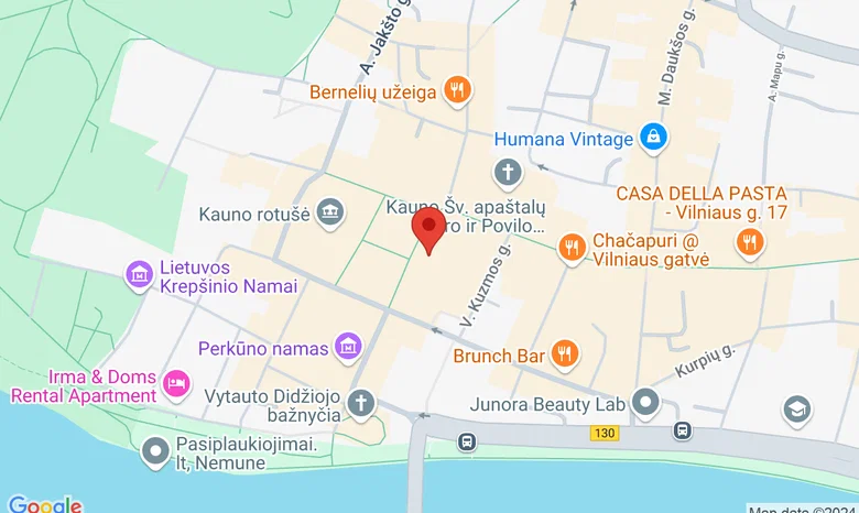 Rotušės aikštė 3, Kaunas žemėlapis