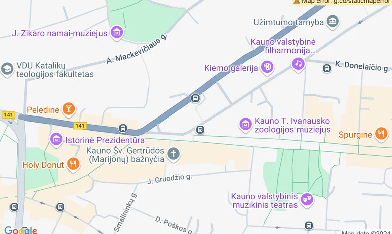 Jogos virtuvė žemėlapis