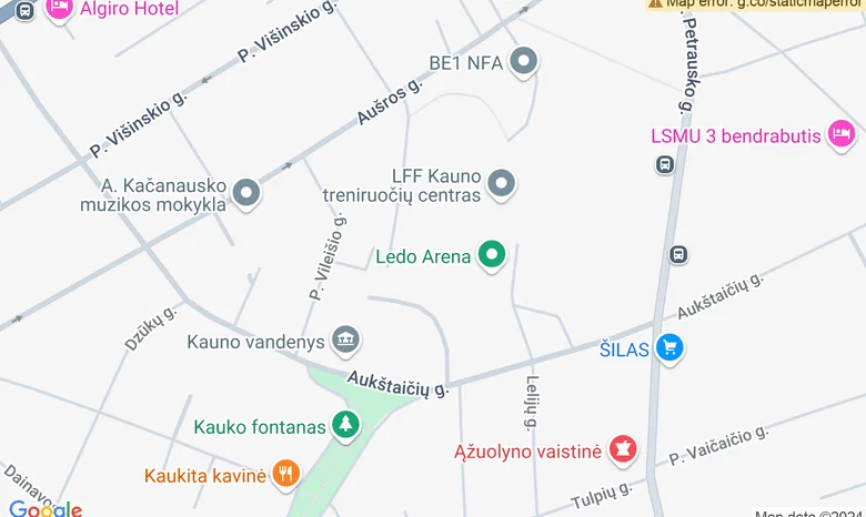BE1 NFA žemėlapis