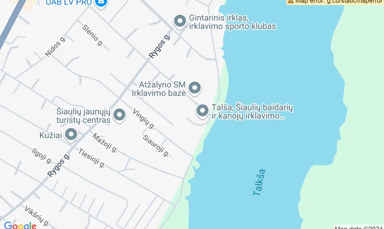 "Drakonų" valčių regata žemėlapis