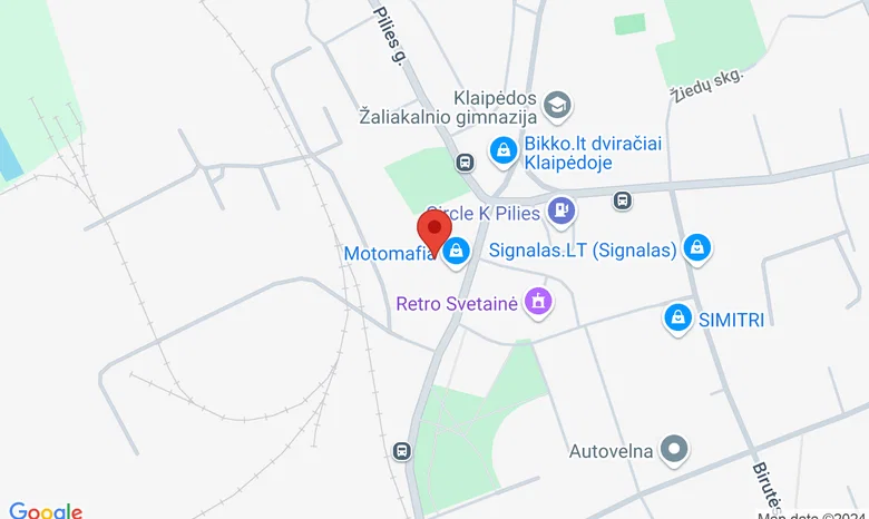Minijos g.2 žemėlapis