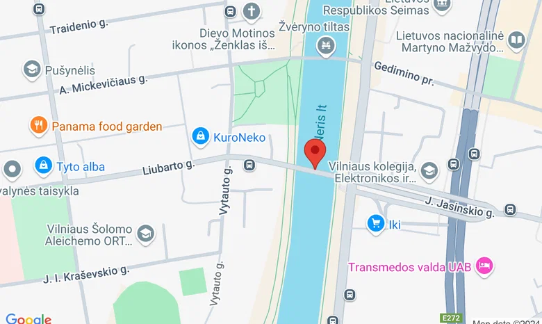 Liubarto tiltas žemėlapis