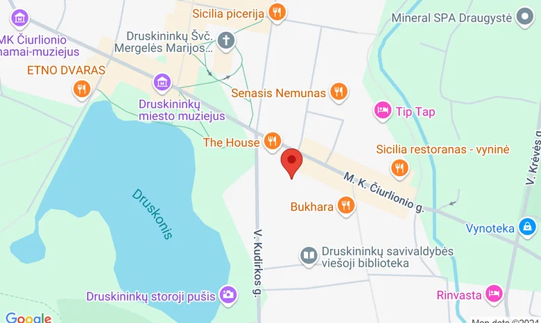 Tech Spa Terasa žemėlapis