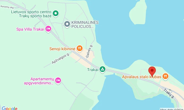 goSUP Trakai žemėlapis