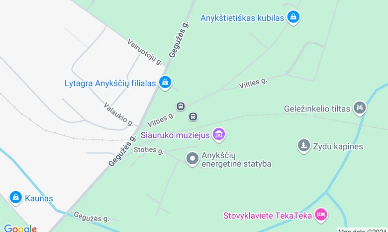 Palatavio piliakalnis žemėlapis