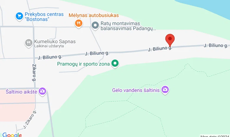 J. Biliūno a., Kačerginė, Kauno r. žemėlapis