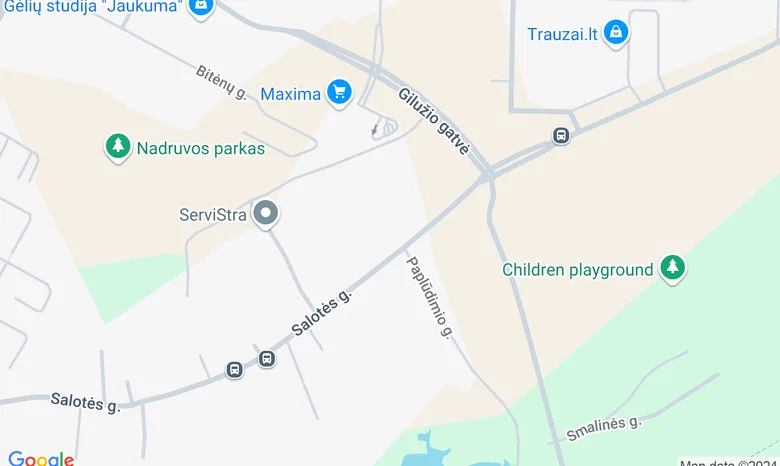 Restoranas Salote Namoss žemėlapis