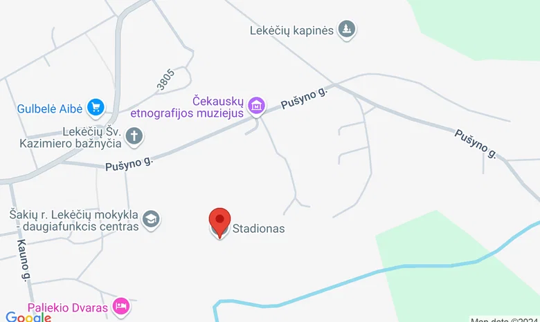 Lekėčiai, Pušyno g.8 žemėlapis