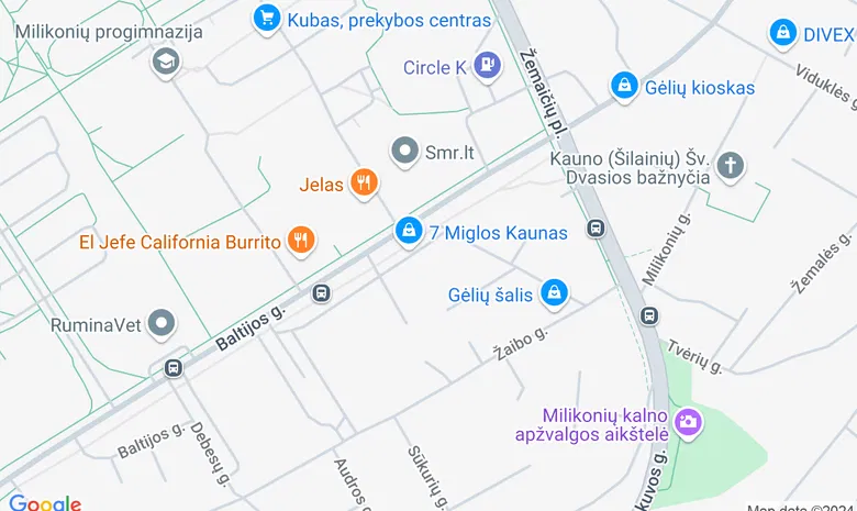 Šokių studija "Euforija" žemėlapis
