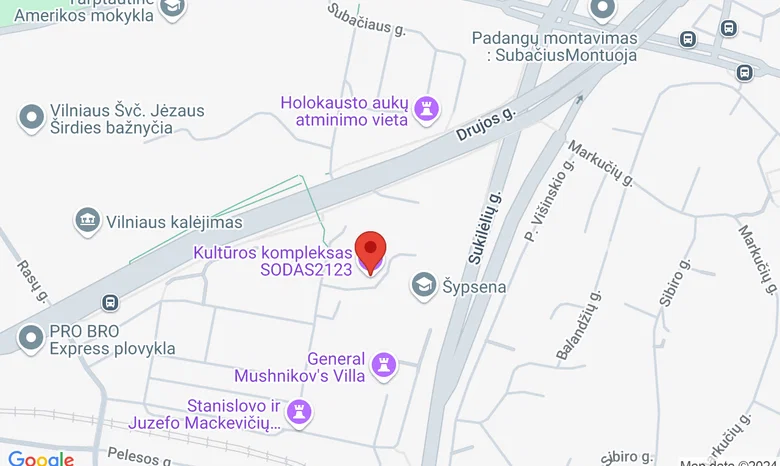 Sodas 2123 žemėlapis