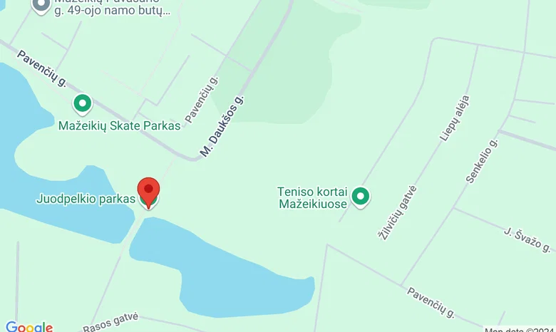 Juodpelkio parkas žemėlapis