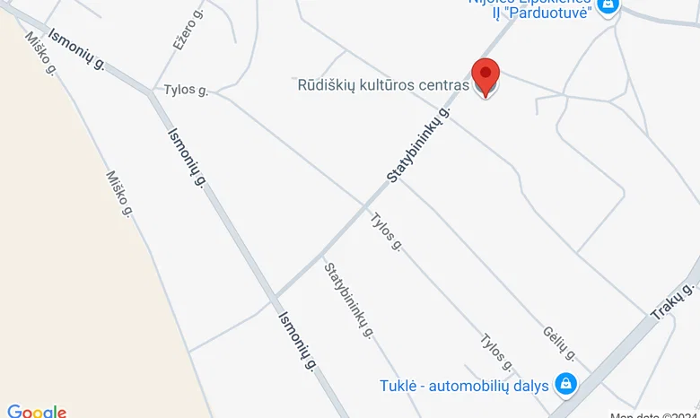 Rūdiškių kultūros centras žemėlapis