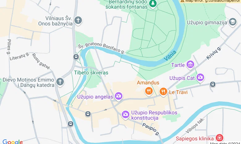 VDA sporto salė žemėlapis