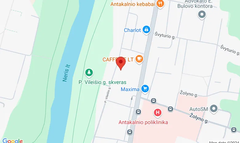 Antakalnio atviras jaunimo centras - Žalianamis žemėlapis