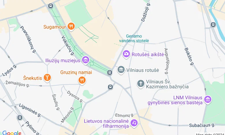 Gudų g. žemėlapis