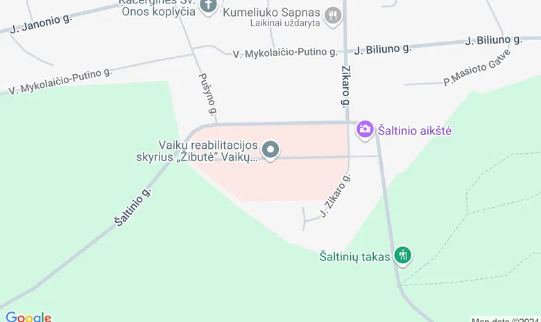 Kačerginė žemėlapis