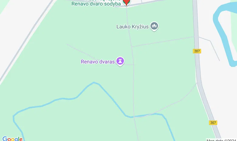 Renavo dvaro sodyba žemėlapis