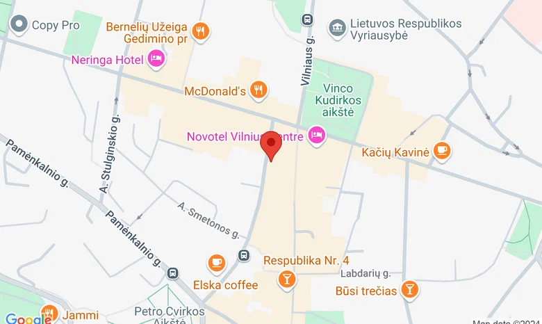 Laimės Kiškūnės studija, Jogailos g. 4, Vilnius (Centro Pasažas) žemėlapis