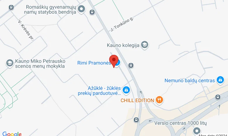 Pramonės pr. 61a, Kaunas žemėlapis