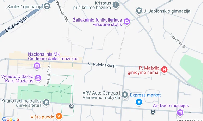 Tylos muzikos studija žemėlapis