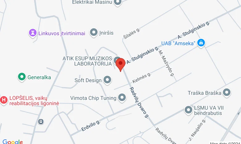 Radvilų Dvaro g 4 žemėlapis