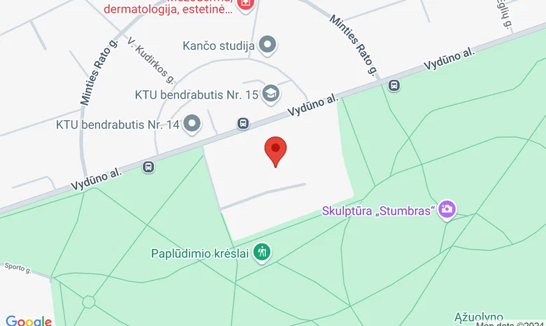 Vidūno al 4 žemėlapis