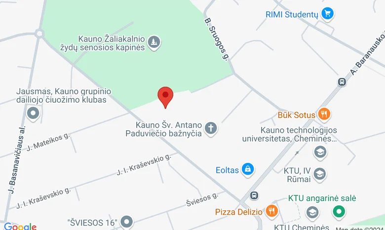 Kauno Bernardo Brazdžionio mokyklos sporto salė (Radvilėnų pl. 7, Kaunas) žemėlapis