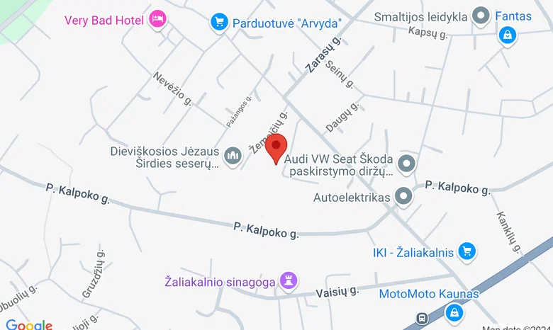 Slėnis kultūros centras (Žemaičių g. 75 A, Kaunas) žemėlapis