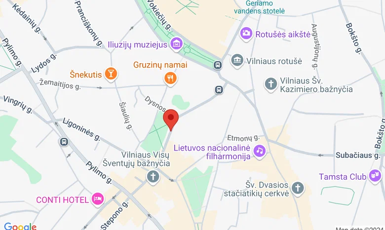 Rūdninkų g. 8, MKČiurlionio studija žemėlapis