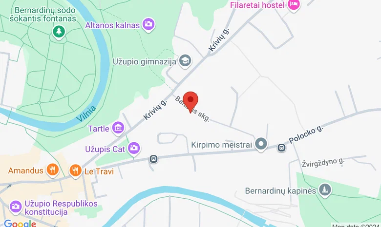 Studijoje MENAS BŪTI Krivių 5/ Baltasis skg. 12 Didžioji salė. žemėlapis