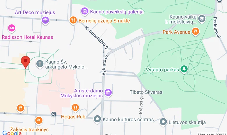 Sushi Express (Laisvės) žemėlapis