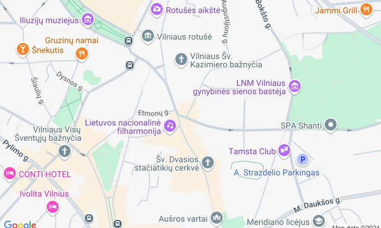 „Imperial“ Hotel žemėlapis