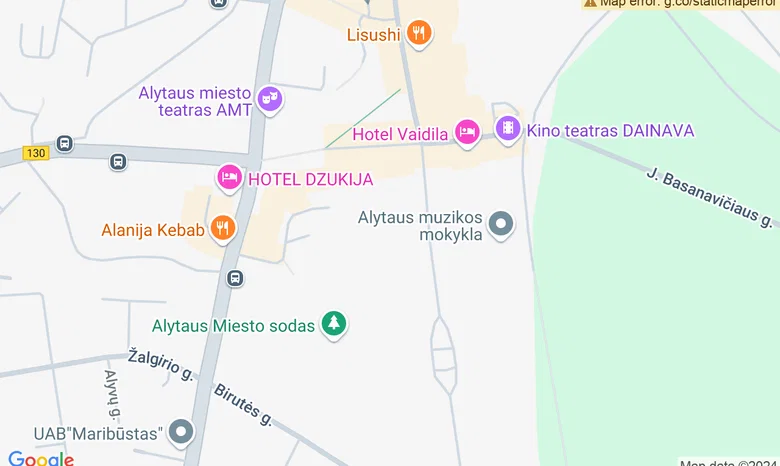 Fontanas „Tulpė“ žemėlapis