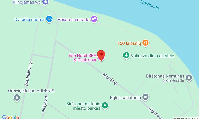 Esė Viešbutis žemėlapis