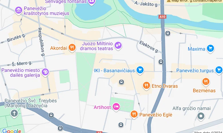 Eglės treniruočių studija žemėlapis