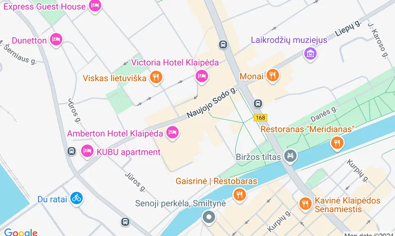 Sushi Express (Klaipėda) žemėlapis