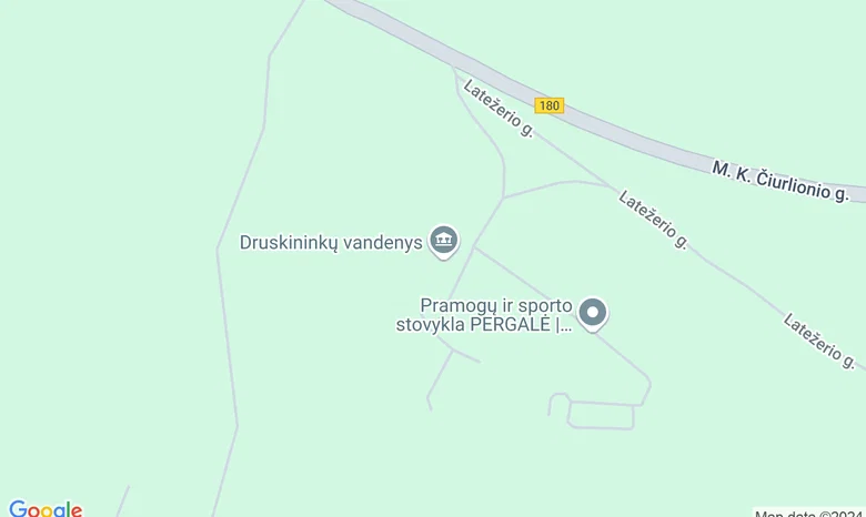 Lietuvos Sporto kompleksas “Druskininkai” žemėlapis
