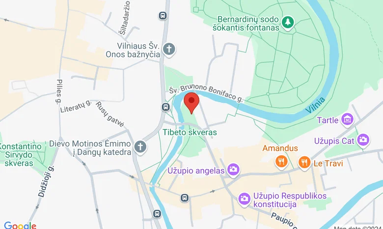 Vilniaus dailės akademijos Doktorantūros sk. (Malūnų g. 3, 102 auditorija) žemėlapis